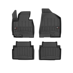 Kia Sportage Floor Mat - Omac - Premium TPE Black 4 Pcs - Black - '11-'16